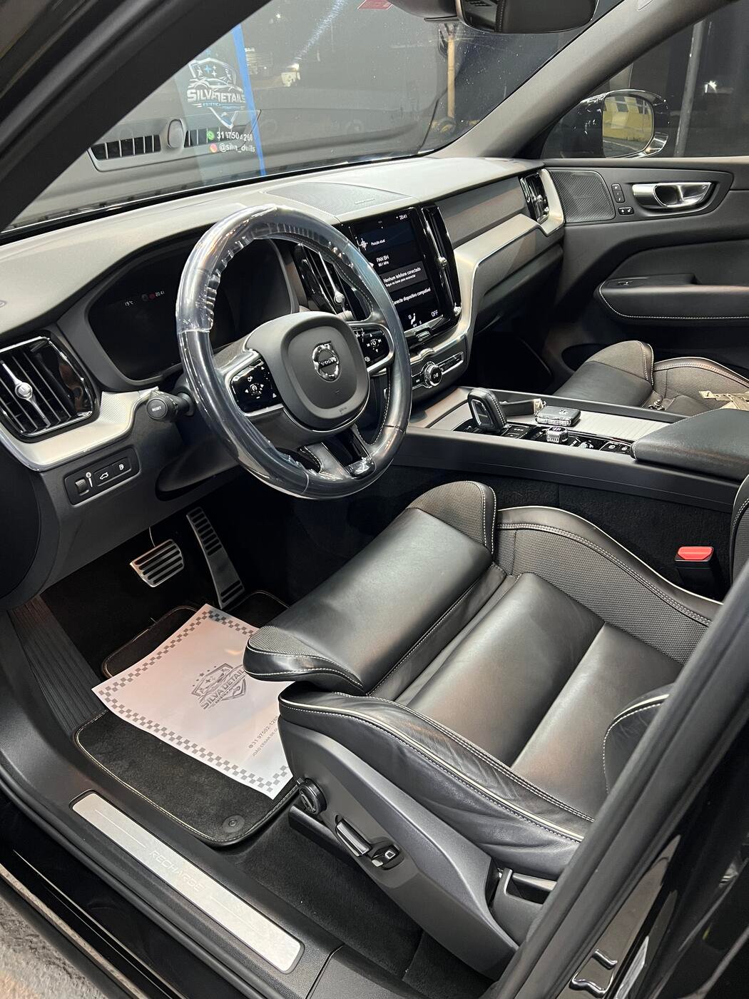 Interior de Volvo higienizado